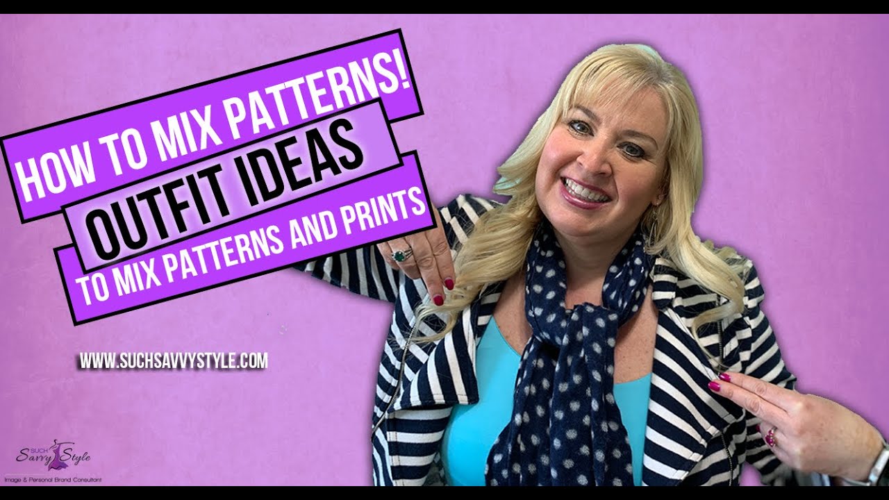 How to Mix Patterns! Outfit ideas to mix patterns and prints.